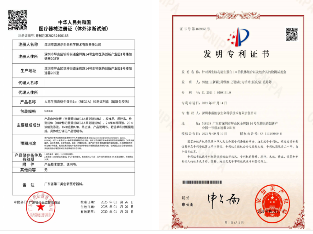 REG1A serum reagent was approved for marketing